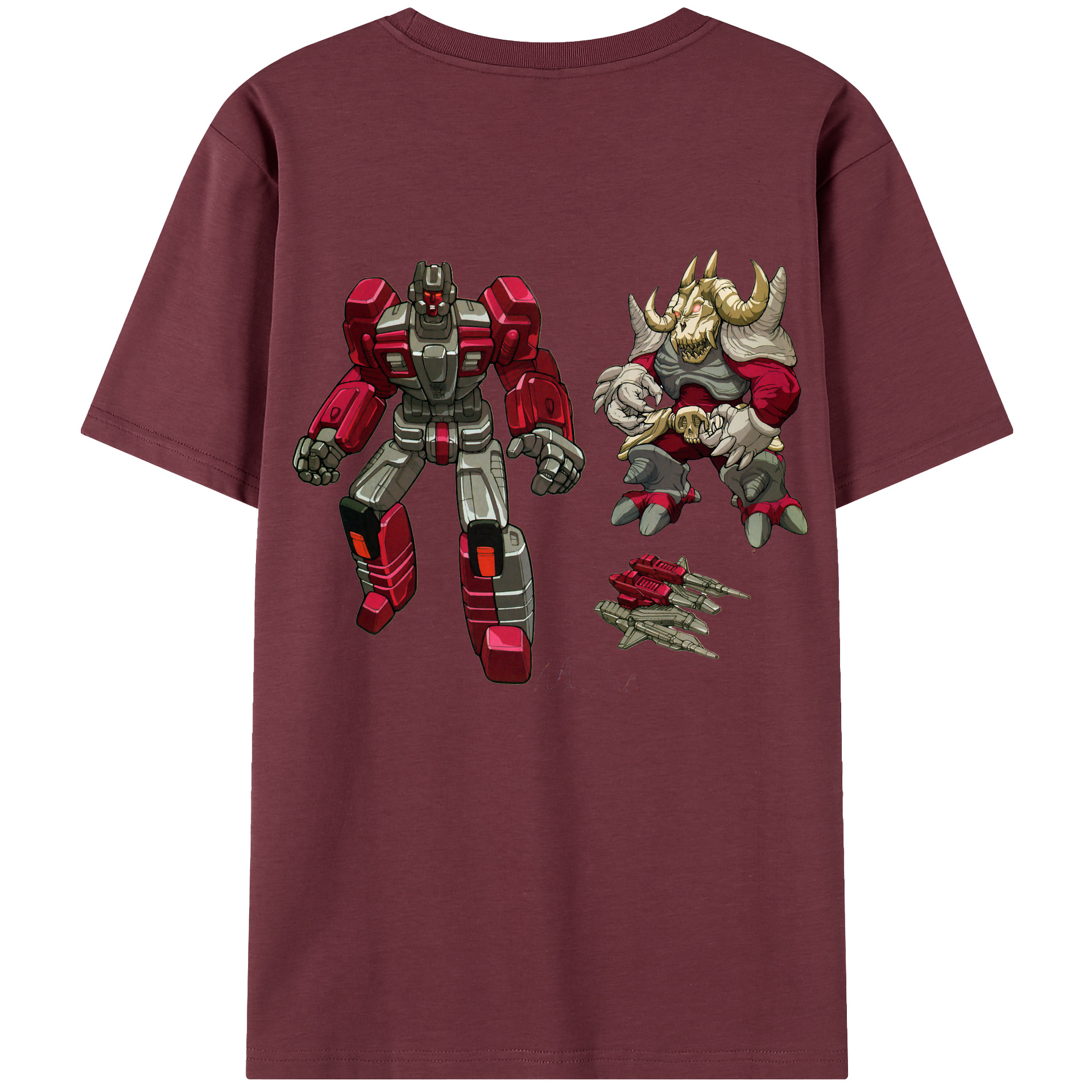 （画像用）  綿100％半袖Tシャツ（背面プリント）